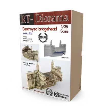 Picture of 1/35 Destoyed bridgehead - RT Diorama 35012