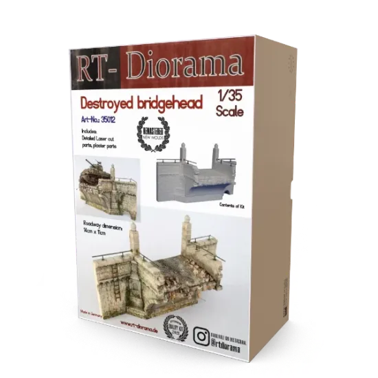 Picture of 1/35 Destoyed bridgehead - RT Diorama 35012