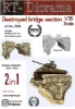 Picture of 1/35 Destoyed bridge section - RT Diorama 35014