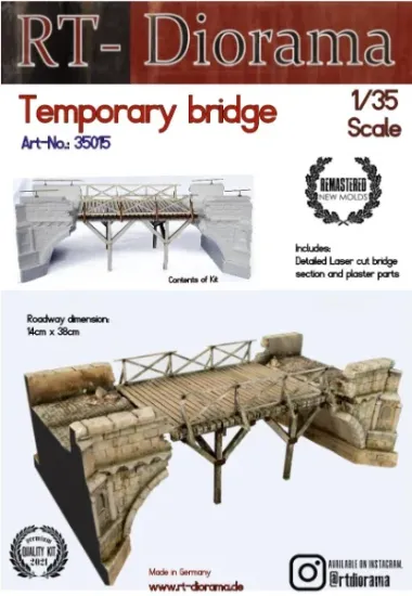 Picture of 1/35 Temporary bridge - RT Diorama 35015