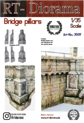 Picture of 1/35 Bridge Pillars - RT Diorama 35017