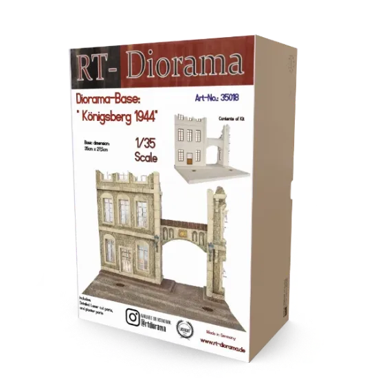 Picture of 1/35 Diorama-Base: "Königsberg 1944" - RT Diorama 35018