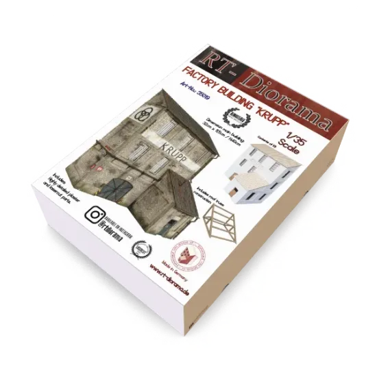 Picture of 1/35 Factory Building „Krupp“ (Modular System) - RT Diorama 35019