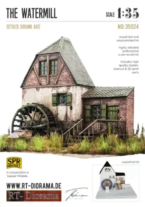 Picture of 1/35 Diorama-Base: Watermill - RT Diorama 35024
