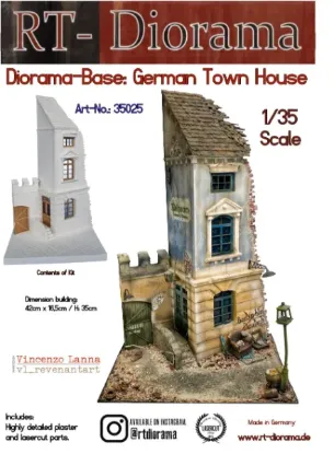 Picture of 1/35 Diorama-Base: German town house - RT Diorama 35025