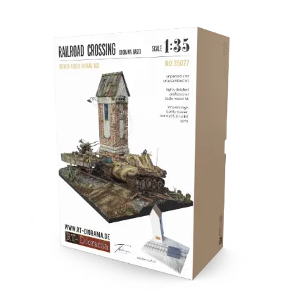 Picture of 1/35 Diorama-Base: Railroad crossing - RT Diorama 35027