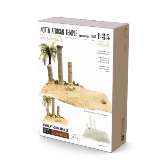 Picture of 1/35 Diorama Base: North African Temple - RT Diorama 35032