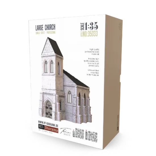 Picture of 1/35 Large Church 35199 - RT Diorama 35033
