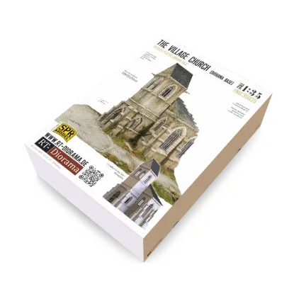 Picture of 1/35 Diorama Base: The Village Church - RT Diorama 35035