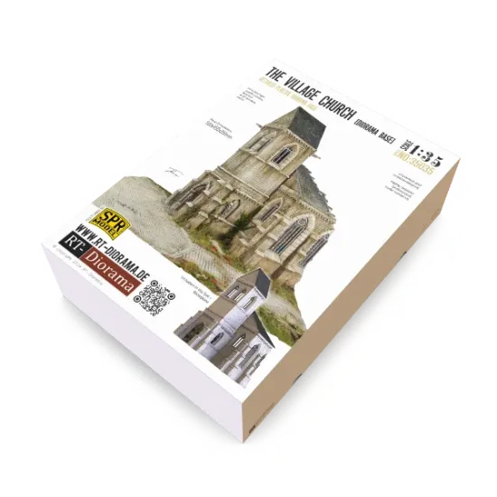 Picture of 1/35 Diorama Base: The Village Church - RT Diorama 35035