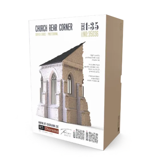 Picture of 1/35 Church Rear Corner - RT Diorama 35036