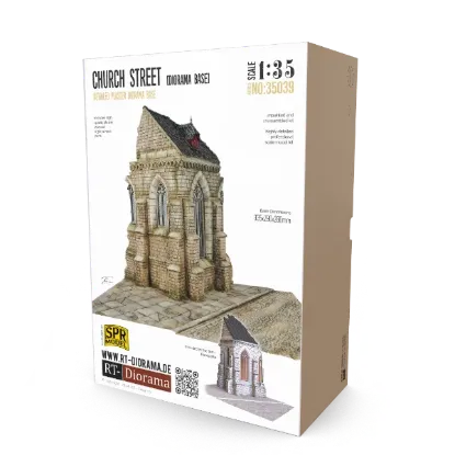 Picture of 1/35 Diorama Base: Church Street - RT Diorama 35039