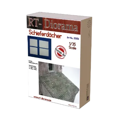 Picture of 1/35 Schieferdächer für Dioramenbau 1/35 - RT Diorama 35054