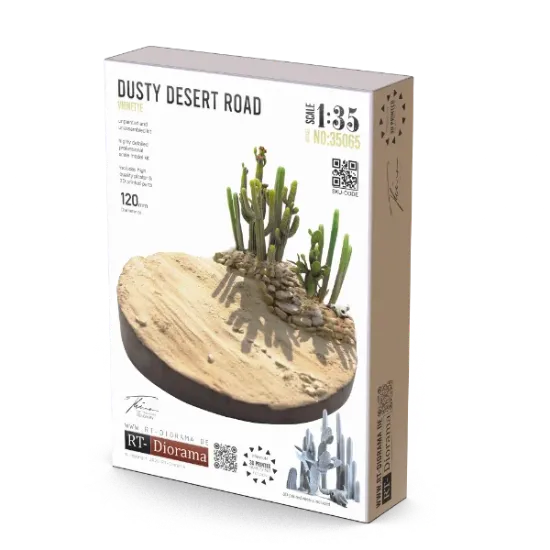 Picture of 1/35 Dusty Desert Road [Vignette] - RT Diorama 35065