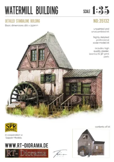 Picture of 1/35 Watermill Building - RT Diorama 35132
