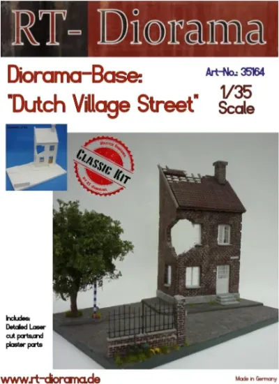 Picture of 1/35 Diorama-Base: Dutch Village Street - RT Diorama 35164