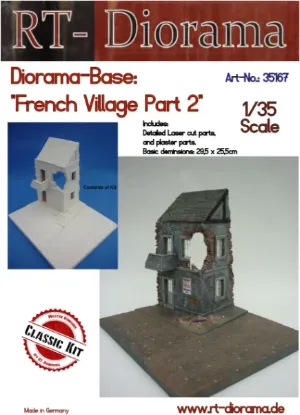 Picture of 1/35 Diorama-Base: French Village Part2 - RT Diorama 35167