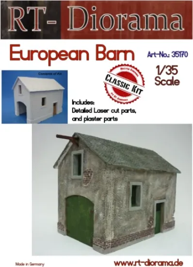 Picture of 1/35 European Barn - RT Diorama 35170
