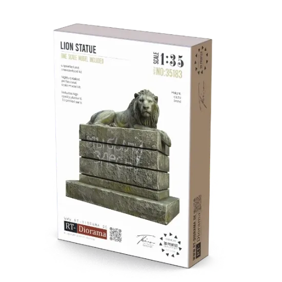 Picture of 1/35 Lion Statue - RT Diorama 35183