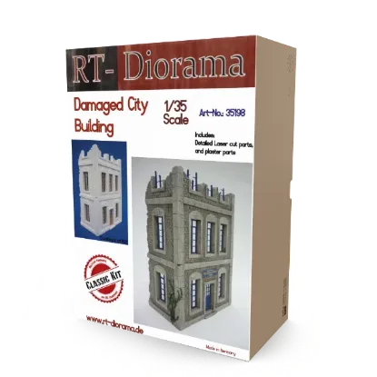 Picture of 1/35 Damaged City Building - RT Diorama 35198