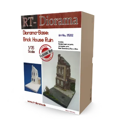 Picture of 1/35 Diorama-Base: Brick House Ruin - RT Diorama 35202
