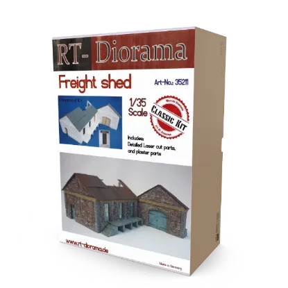 Picture of 1/35 Freight Shed (Modular System) - RT Diorama 35211