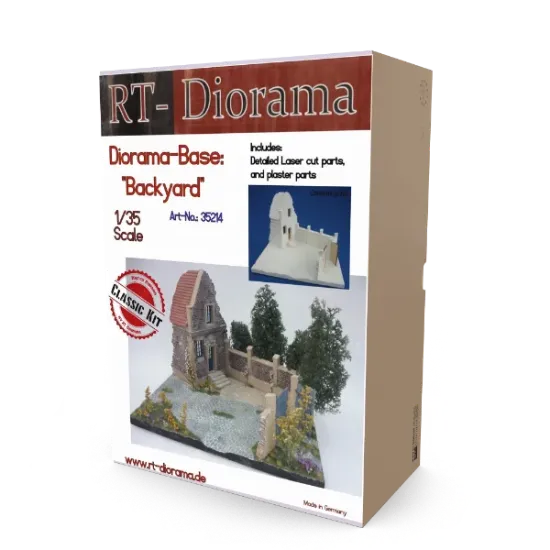 Picture of 1/35 Diorama-Base: "Backyard" - RT Diorama 35214
