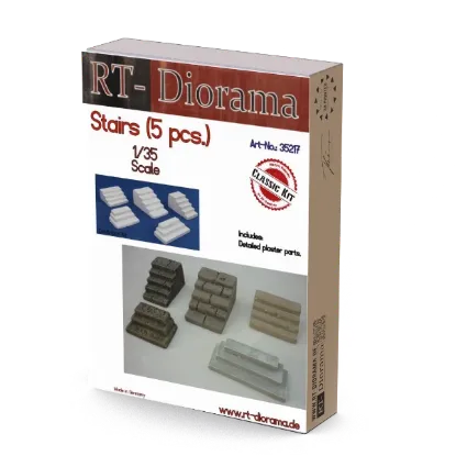 Picture of 1/35 Stairs ( 5 pcs.) - RT Diorama 35217