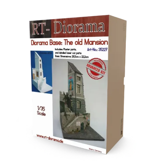 Picture of 1/35 Diorama Base: The old Mansion - RT Diorama 35227