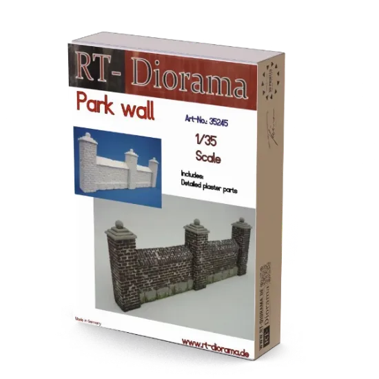 Picture of 1/35 Park Wall - RT Diorama 35245