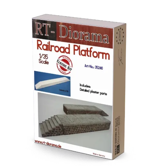 Picture of 1/35 Railroad platform - RT Diorama 35246