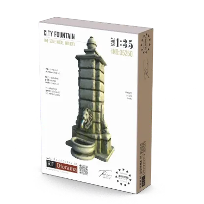 Picture of 1/35 City fountain - RT Diorama 35250
