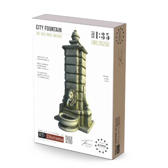 Picture of 1/35 City fountain - RT Diorama 35250
