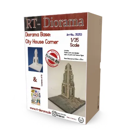 Picture of 1/35 Diorama Base: Cityhouse Corner - RT Diorama 35253