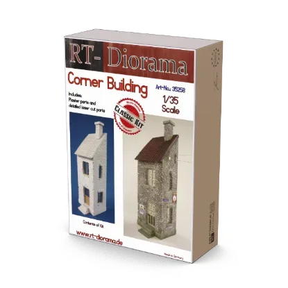 Picture of 1/35 Corner Building - RT Diorama 35258