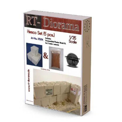 Picture of 1/35 Hesco Set 5 pcs. - RT Diorama 35264