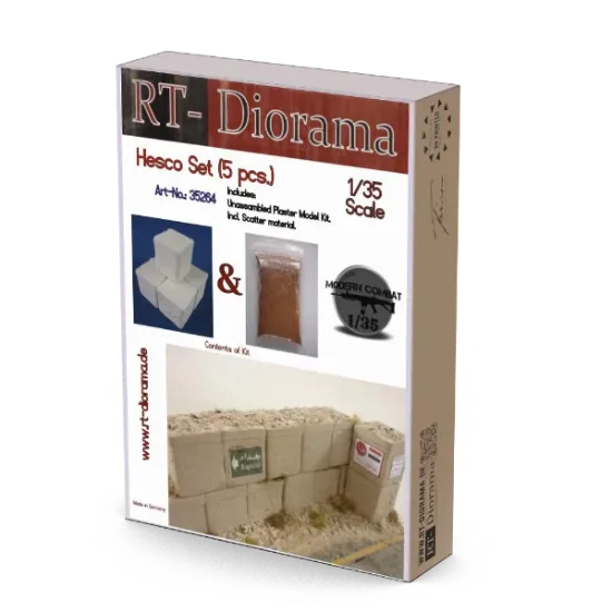 Picture of 1/35 Hesco Set 5 pcs. - RT Diorama 35264