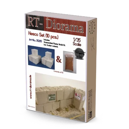 Picture of 1/35 Hesco Set 10 pcs. - RT Diorama 35265