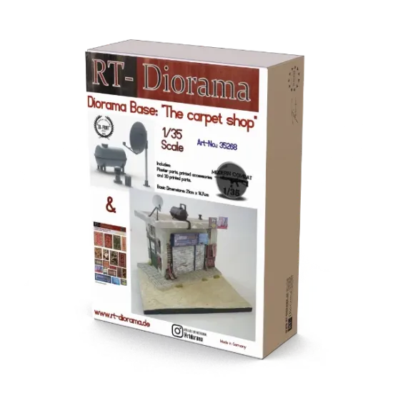 Picture of 1/35 Diorama-Base: "The carpet shop" - RT Diorama 35268