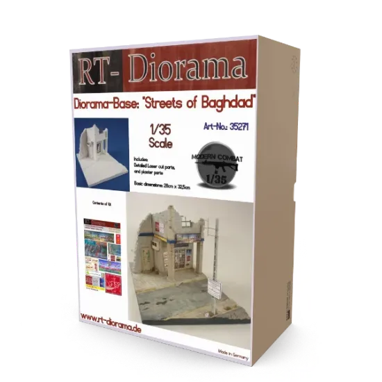 Picture of 1/35 Diorama-Base: "Streets of Baghdad" - RT Diorama 35271
