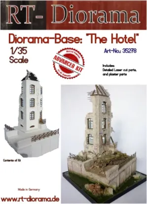 Picture of 1/35 Diorama-Base: "The Hotel" - RT Diorama 35278