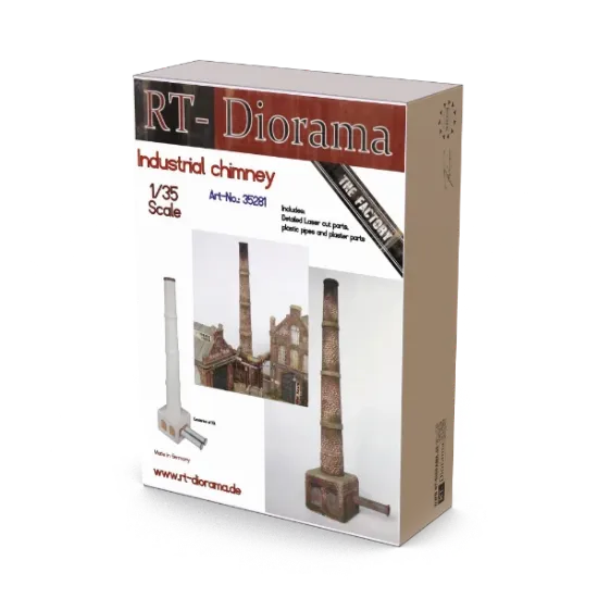 Picture of 1/35 Industrial chimney - RT Diorama 35281