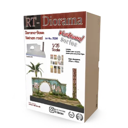 Picture of 1/35 Diorama-Base: Vietnam road - RT Diorama 35298