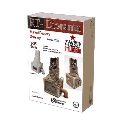 Picture of 1/35 Ruined Factory chimney - RT Diorama 35300