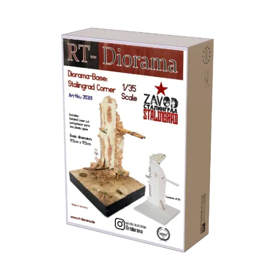 Picture of 1/35 Diorama-Base: Stalingrad corner - RT Diorama 35301