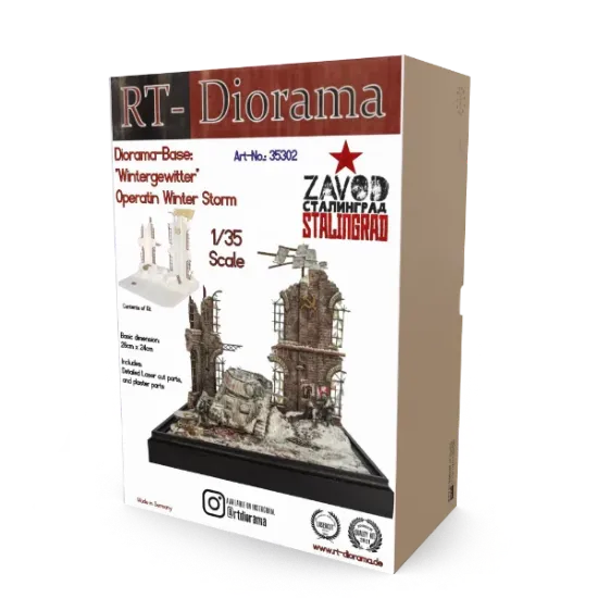 Picture of 1/35 Diorama-Base: "Wintergewitter" Operation Winter Storm - RT Diorama 35302