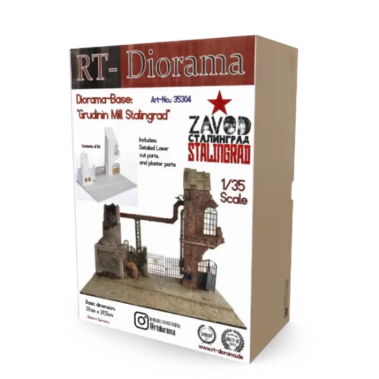 Picture of 1/35 Diorama-Base: "Grudinin Mill Stalingrad" - RT Diorama 35304