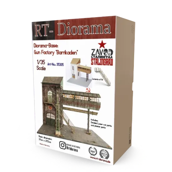 Picture of 1/35 Diorama-Base: Gun Factoriy "Barrikaden" - RT Diorama 35305