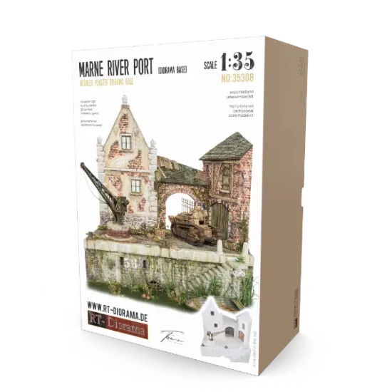 Picture of 1/35 Diorama-Base: Marne River Port WWI - RT Diorama 35308