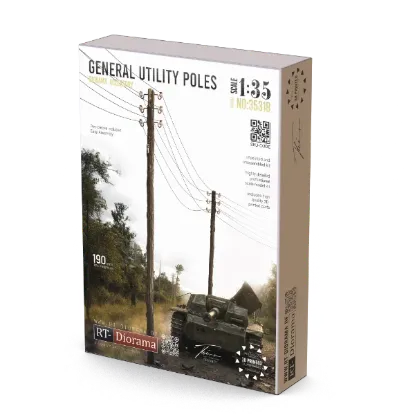 Picture of 1/35 General Utility Poles - RT Diorama 35318